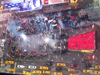 New York, NY 2010:  Looking down upon the city that never sleeps, one could partake in almost anything imaginable.  The RCA message provides powerful options to anyone trying to stay clean and remain in the race.